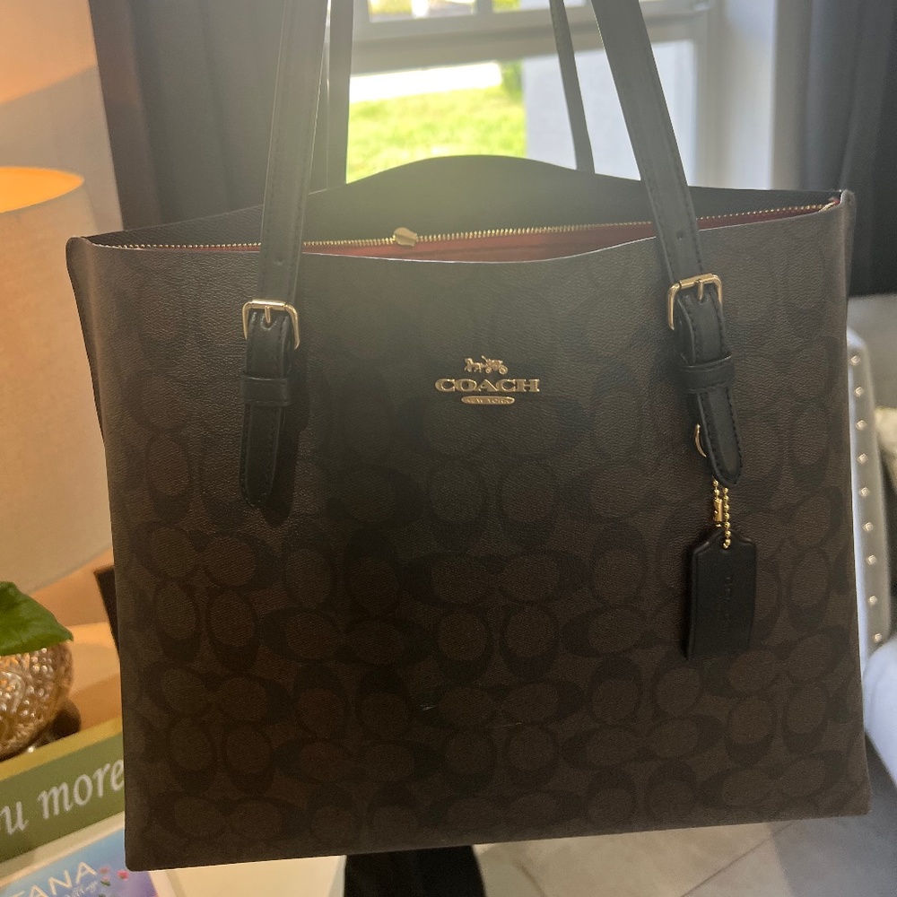 Coach shoulder bag - fits 15.6 inch laptop